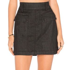 FRAME | Denim Le Mini A-Line Skirt, Broome Street